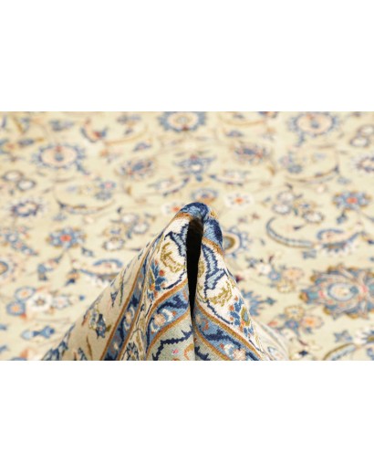 Tappeto Kashan Persia beige grigio 292x400