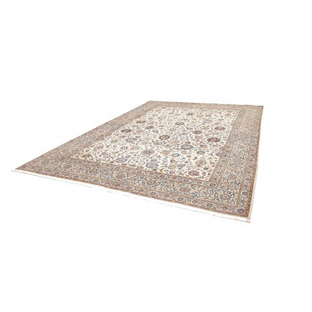 Tappeto Kashan Persia beige grigio 322x435