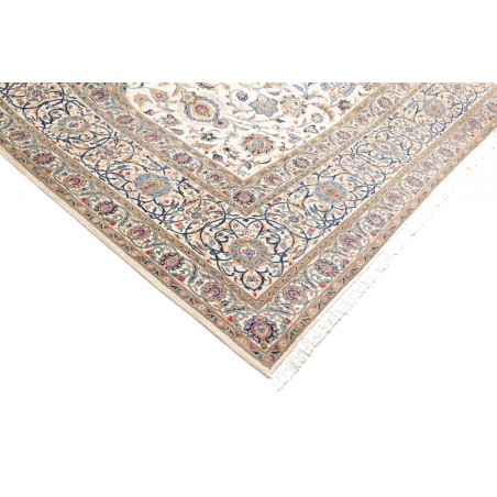 Tappeto Kashan Persia beige grigio 322x435