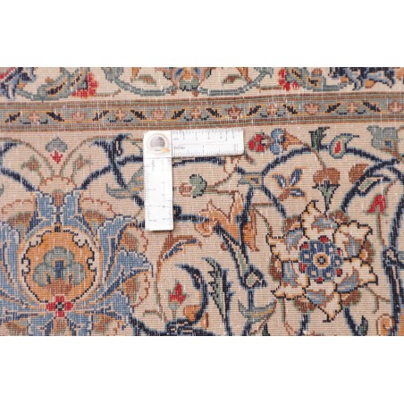 Tappeto Kashan Persia beige grigio 322x435