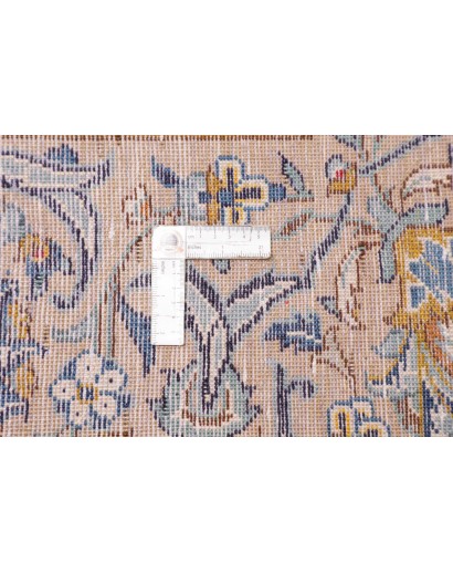 Tappeto Kashan Persia beige grigio 306x430