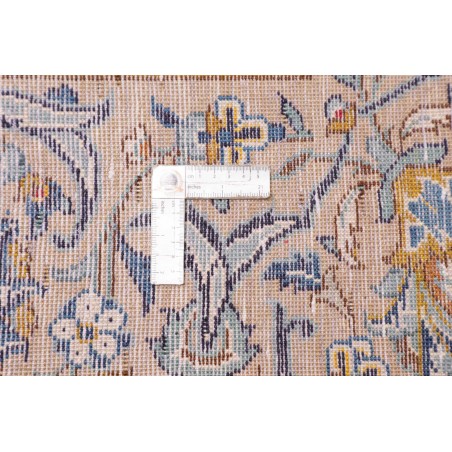 Tappeto Kashan Persia beige grigio 306x430