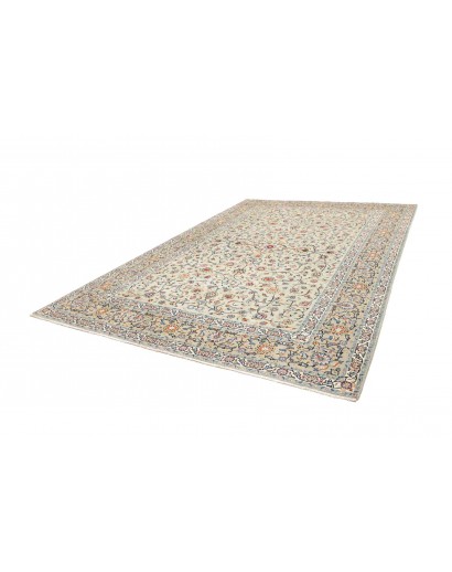 Tappeto Kashan Persia beige bianco 260x370