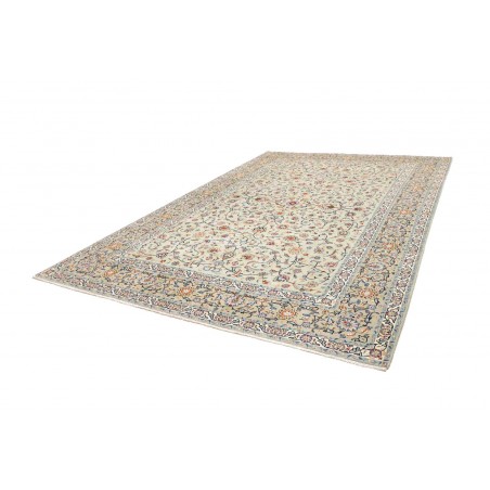Tappeto Kashan Persia beige bianco 260x370