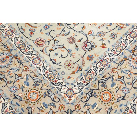 Tappeto Kashan Persia beige bianco 260x370