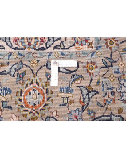 Tappeto Kashan Persia beige bianco 260x370