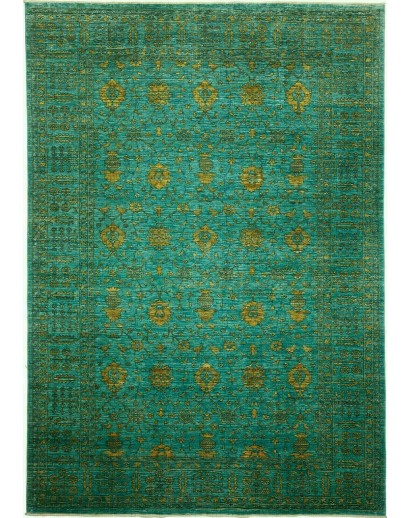 Tappeto Zigler Fine Pakistan verde blu 212x299