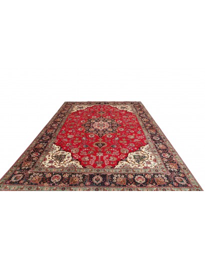 Tappeto Tabriz Persia marrone grigio 250x362