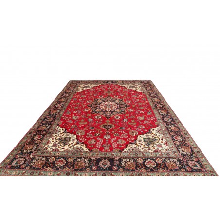 Tappeto Tabriz Persia marrone grigio 250x362