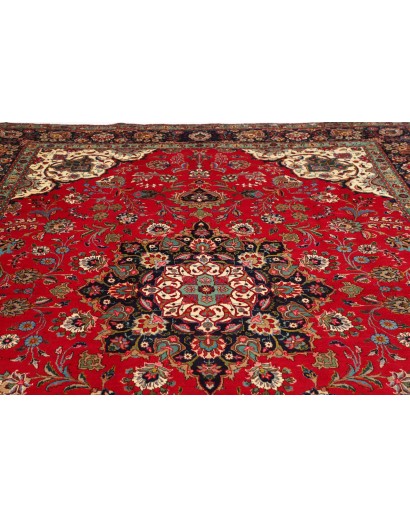 Tappeto Tabriz Persia marrone grigio 250x362