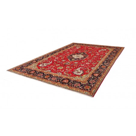 Tappeto Tabriz Persia marrone giallo 248x360