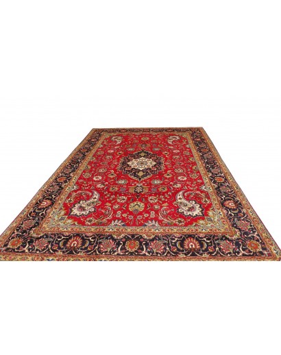 Tappeto Tabriz Persia marrone giallo 248x360