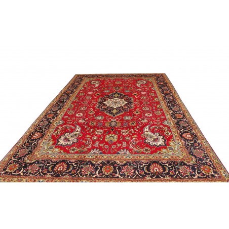 Tappeto Tabriz Persia marrone giallo 248x360