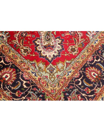 Tappeto Tabriz Persia marrone giallo 248x360