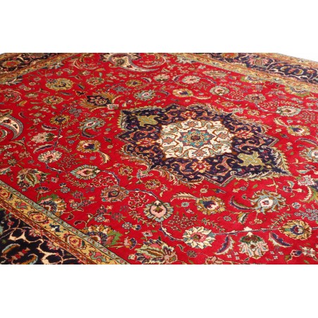 Tappeto Tabriz Persia marrone giallo 248x360