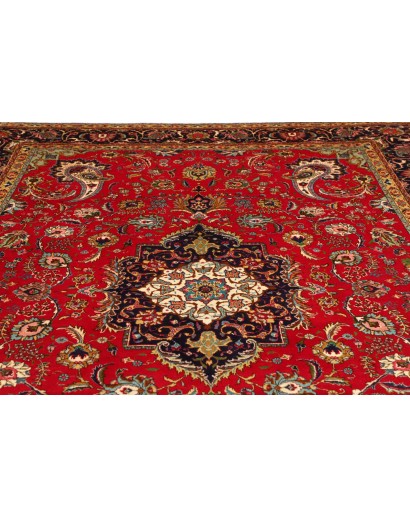 Tappeto Tabriz Persia marrone giallo 248x360