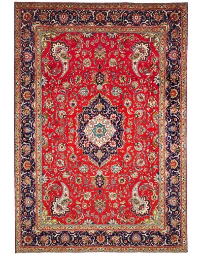 Tappeto Tabriz Persia marrone grigio 247x363