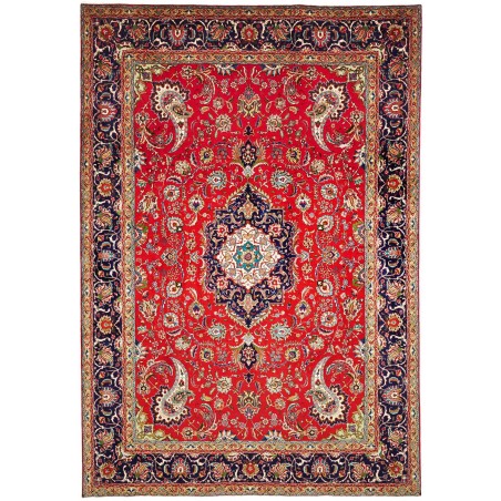 Tappeto Tabriz Persia marrone grigio 247x363