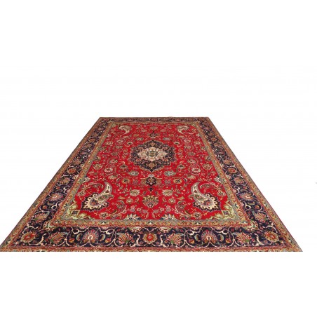 Tappeto Tabriz Persia marrone grigio 247x363