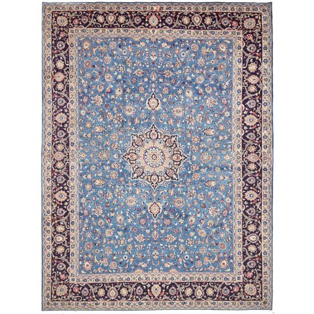 Tappeto Kashan Persia beige grigio 296x395