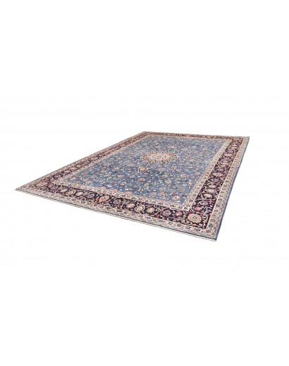 Tappeto Kashan Persia beige grigio 296x395