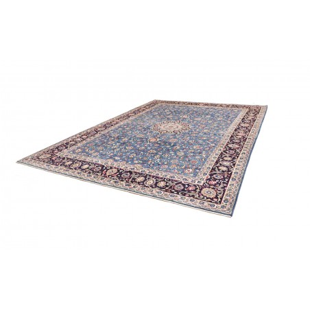 Tappeto Kashan Persia beige grigio 296x395