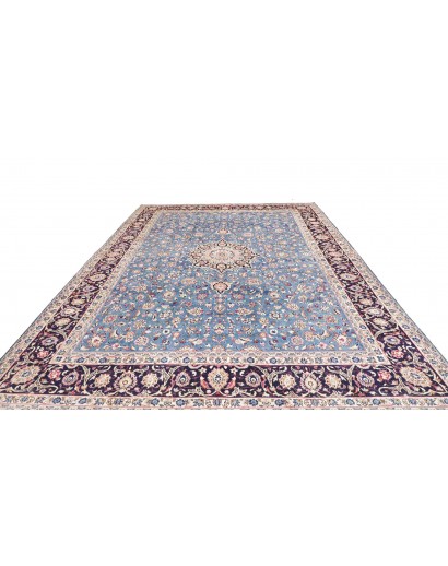 Tappeto Kashan Persia beige grigio 296x395