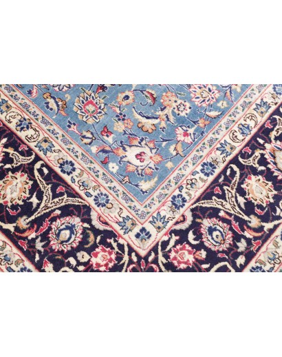 Tappeto Kashan Persia beige grigio 296x395