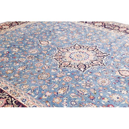 Tappeto Kashan Persia beige grigio 296x395