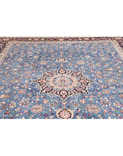 Tappeto Kashan Persia beige grigio 296x395