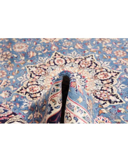 Tappeto Kashan Persia beige grigio 296x395