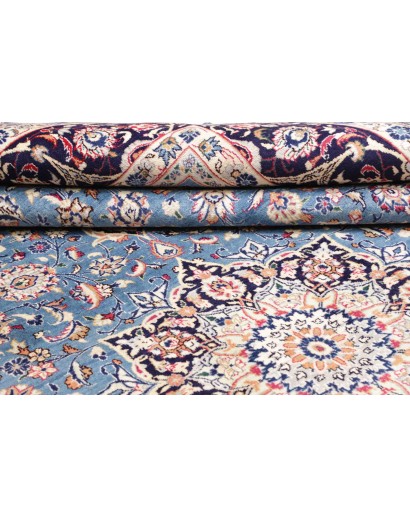 Tappeto Kashan Persia beige grigio 296x395