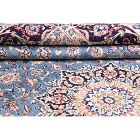 Tappeto Kashan Persia beige grigio 296x395