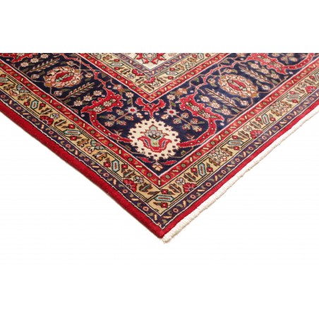 Tappeto Tabriz Persia marrone blu 298x385