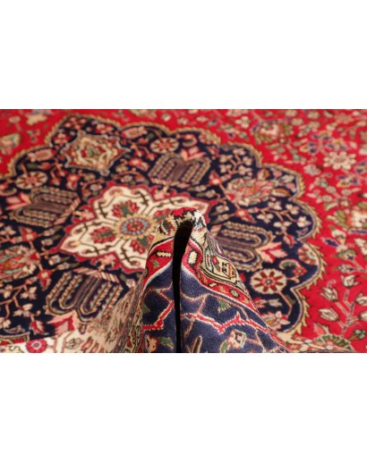 Tappeto Tabriz Persia marrone blu 298x385