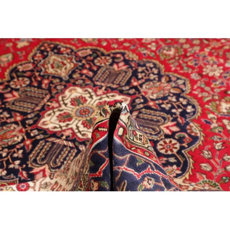 Tappeto Tabriz Persia marrone blu 298x385