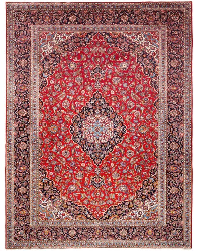 Tappeto Ardakan Persia marrone bianco 307x403