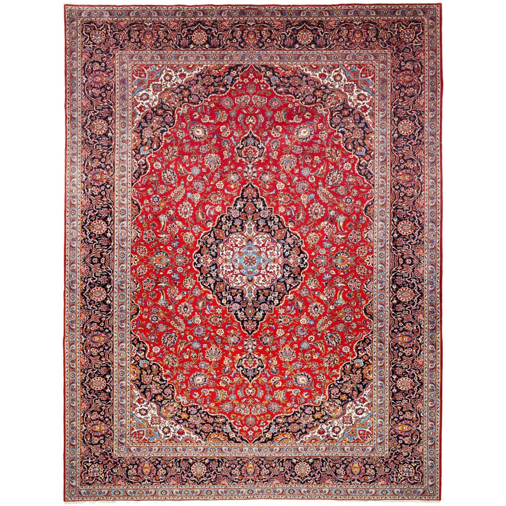 Tappeto Ardakan Persia marrone bianco 307x403