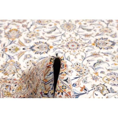 Tappeto Kashan Persia bianco grigio 308x430