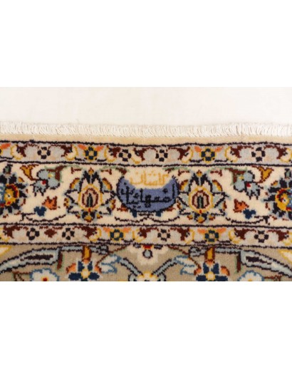 Tappeto Kashan Persia bianco grigio 308x430