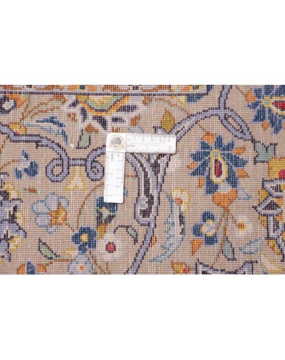 Tappeto Kashan Persia bianco grigio 308x430