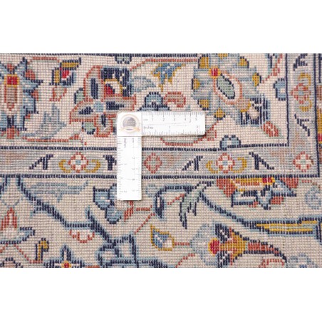 Tappeto Kashan Persia bianco grigio 310x442