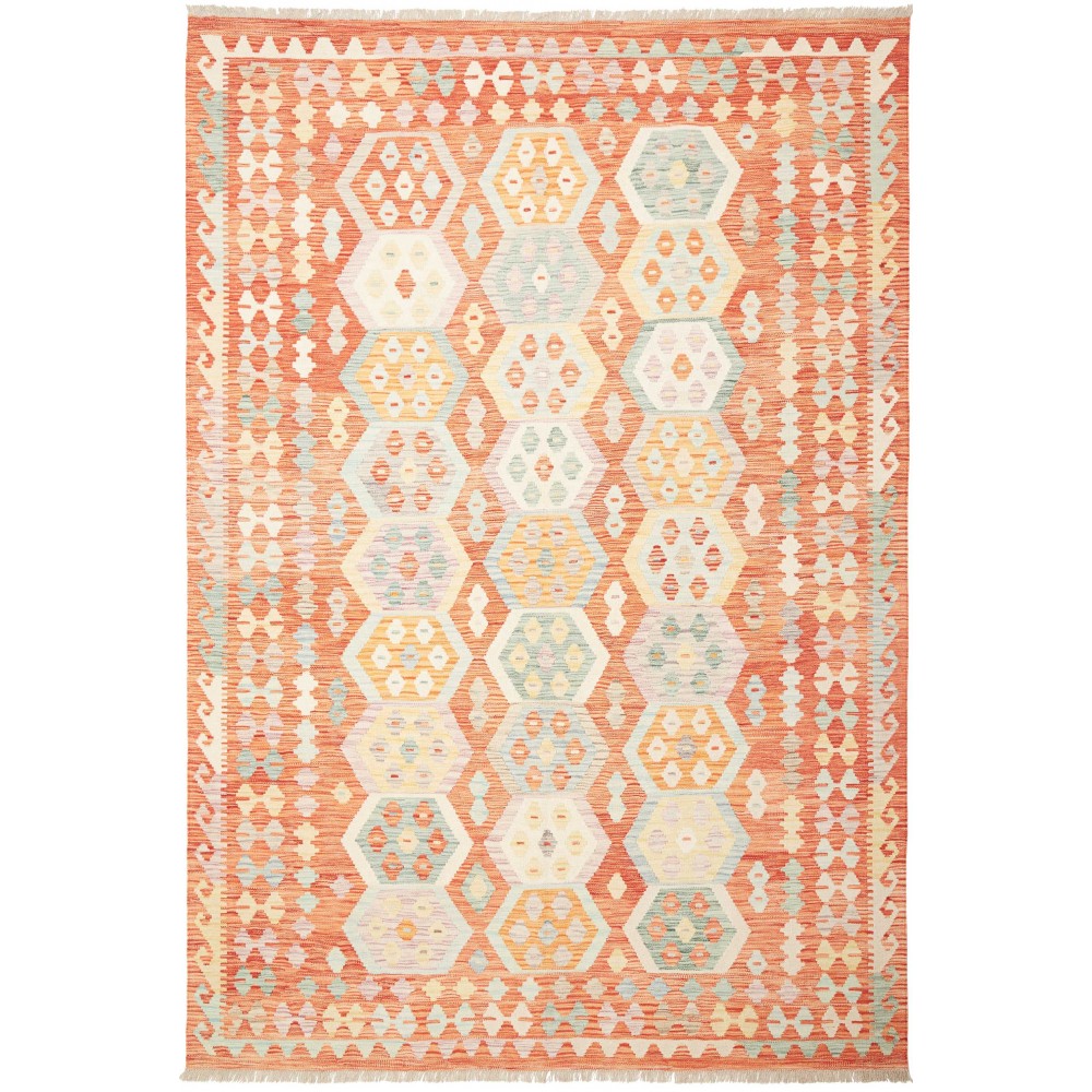 Tappeto Kilim Afghanistan giallo 201x293