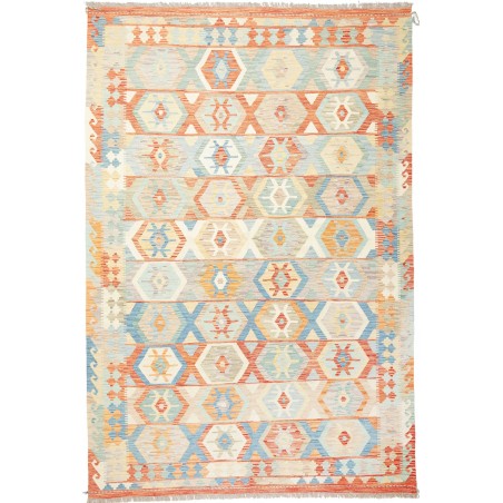 Tappeto Kilim Afghanistan bianco 197x293