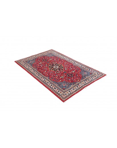 Tappeto Sarough Persia bianco rosso 105x160