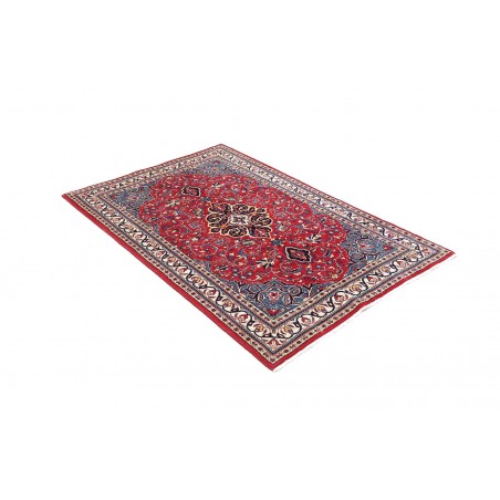 Tappeto Sarough Persia bianco rosso 105x160