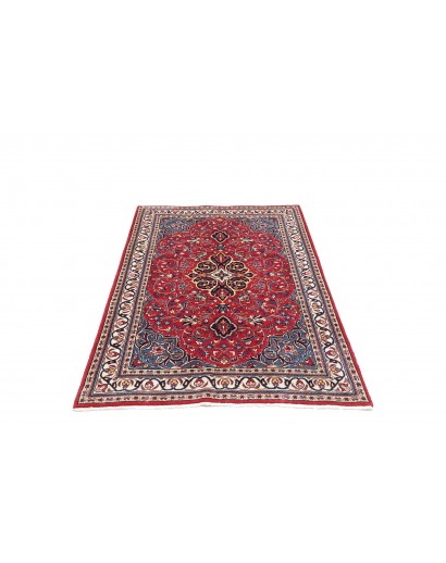 Tappeto Sarough Persia bianco rosso 105x160