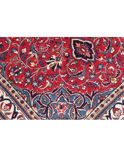 Tappeto Sarough Persia bianco rosso 105x160