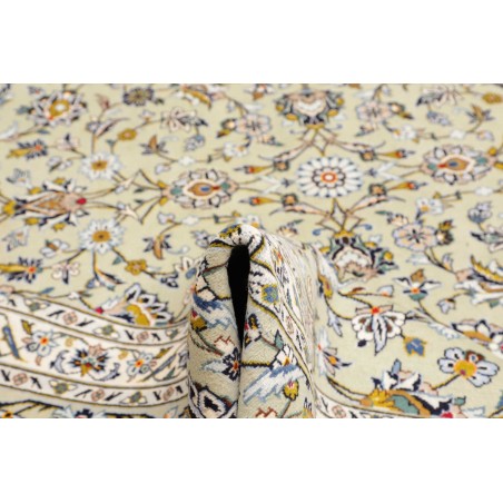 Tappeto Kashan Persia beige bianco 310x412