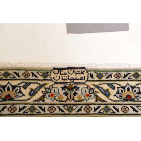 Tappeto Kashan Persia beige bianco 310x412